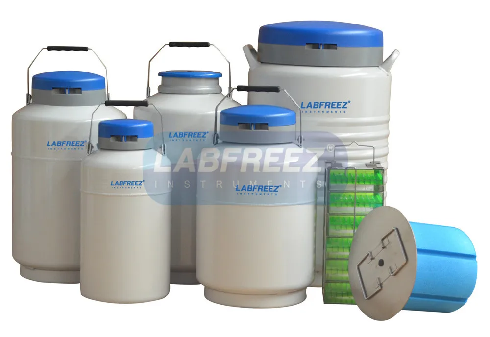 Liquid nitrogen container tank for air shipping transportation