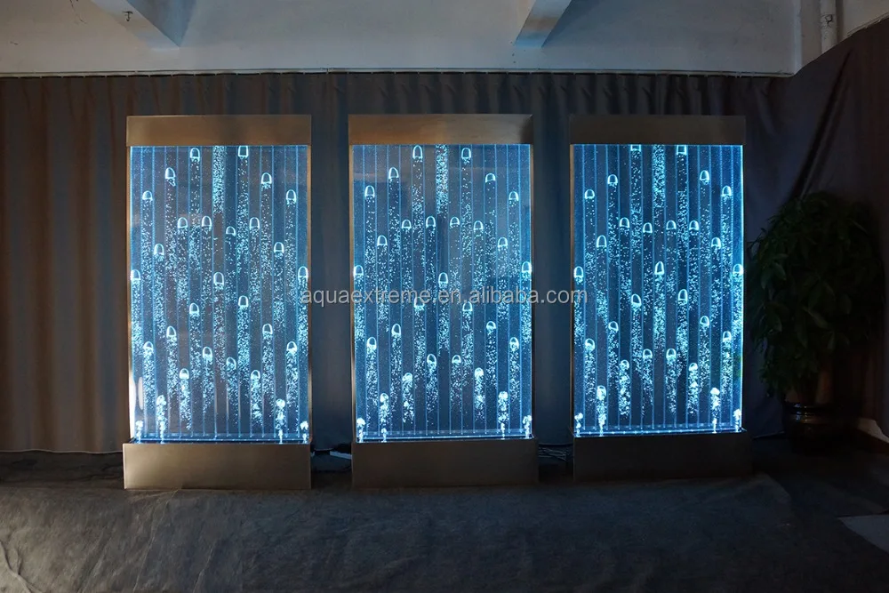 Programmable Pattern of Water Bubble wall With the Bubbles Amazing Landscape Room Divider