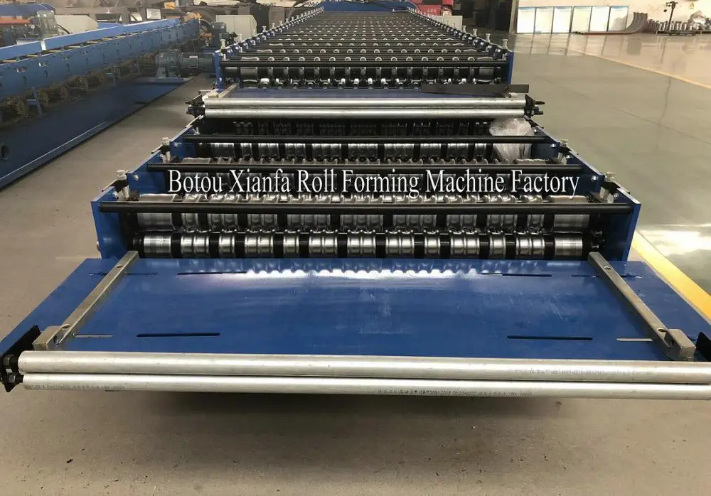 Double Deck Corrugation Roll Forming Machine For Roof Sheet