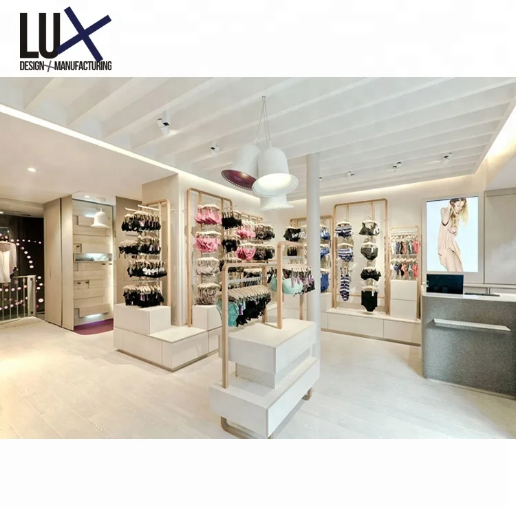 LUX Customized 3D Design Lingerie Store Display Furniture,Underwear Decoration For Fancy Shop For Exclusive Shop