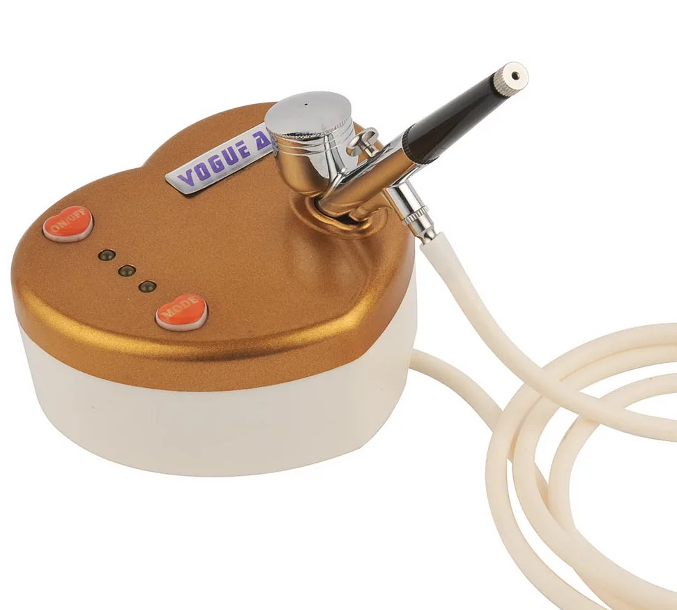 HS08-2AC-SK  Air Airbrush Makeup Air Compressor Tattoo Compressor for Painting Air Brush Painting  Heart-Shaped