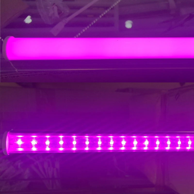 
High quality rgb led tube pink purple 4ft t5 aluminum tube 