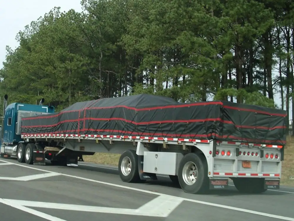 Tarps Flatbed Lumber Tarp 18 Oz Vinyl 24*27 Heavy Duty Vinyl Coated Fabric Pvc Coated Truck Cover Other Fabric Woven Dust Proof