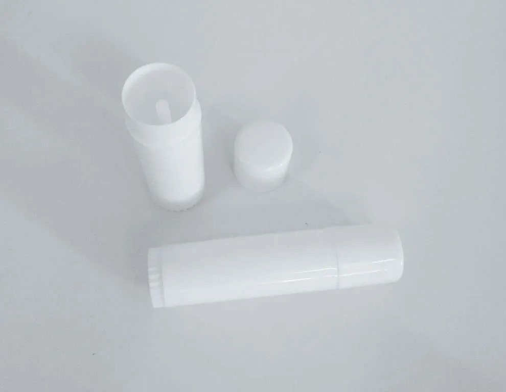 round empty 15g lip balm tube, glue stick tube