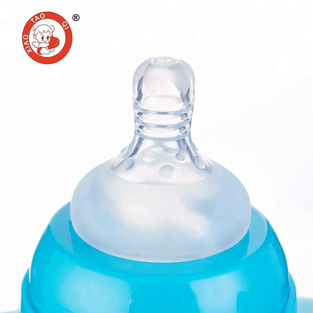 Wholesale Silicone Base Baby Glass Feeding Bottle