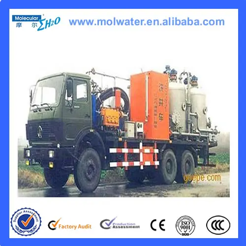 Reverse osmosis mobile water purification truck