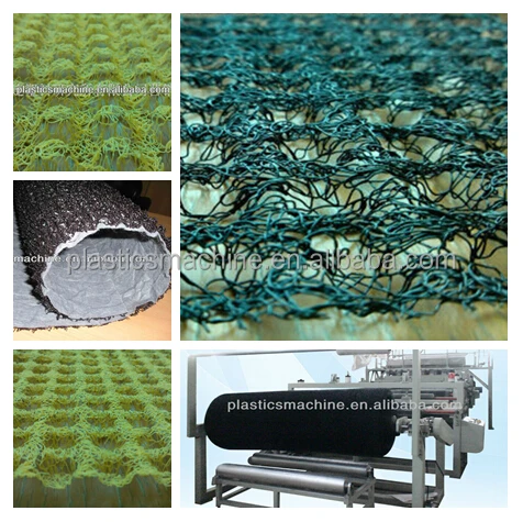 High output 3D plastic geomat production line plastic geomat machine