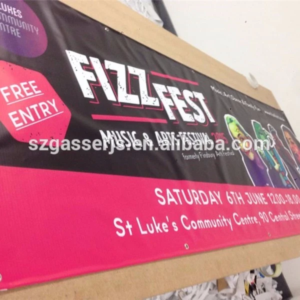 Full Color Digital Printing Inkjet Canvas Mesh Banner