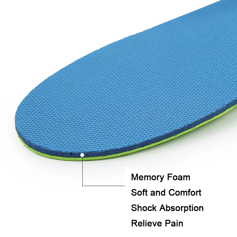 Full Length Adjustable EVA Memory Foam   Plantar Fasciitis, Running,Heel Spurs & Foot Pain arch support shoe Insoles