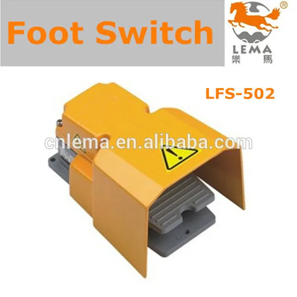 Lfs-502 15a 250v металла педаль педаль переключатель