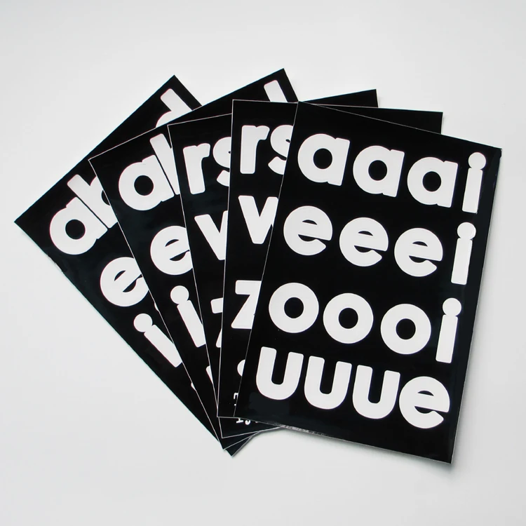 Self Adhesive Alphabet Letters Numbers Embellishment Craft