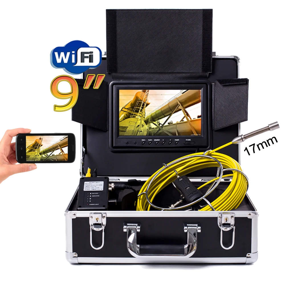 Flexible Wireless Borescope Endoscope Inspection Camera for Android Ios