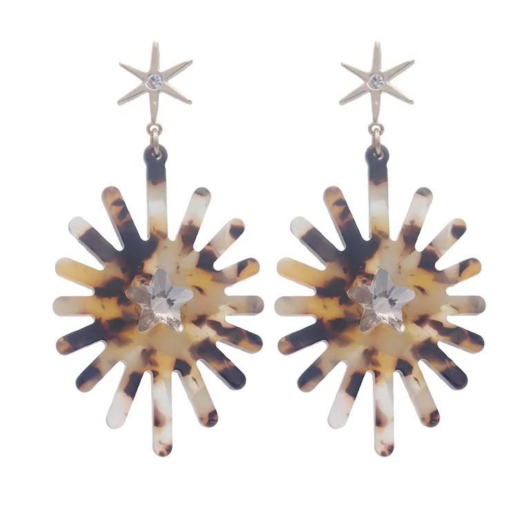 Wholesale Cheap Fashion Accete Acrylic Resin Acetate Earrings For Women