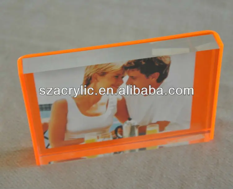Unique fluorescent acrylic photo frame