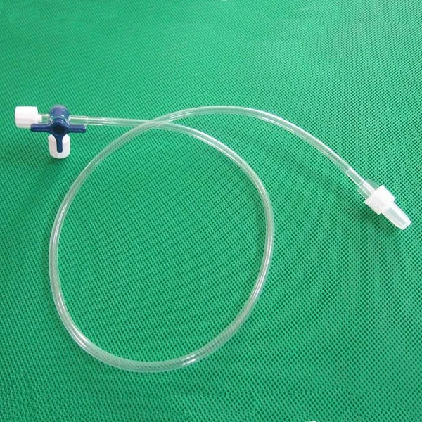 China medical disposable 3 way stopcock with extension tube
