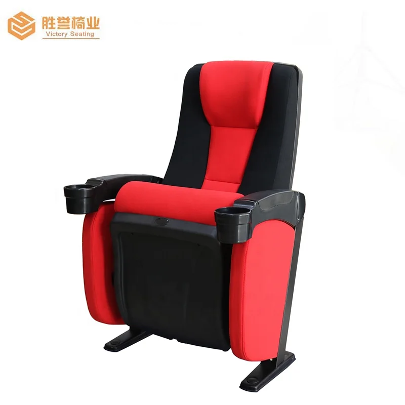 Auditorium hall chairs lecture church seating school theater furniture with writing pad for sale