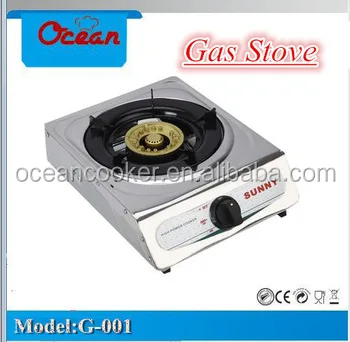 Cheaper and good quality SS single gas cooker with CE one bunner gas cooker