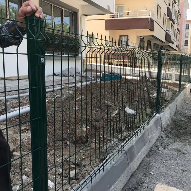 
Powder coated 8 Gauge Welded Wire mesh V Guard Steel Wire Mesh Fence 