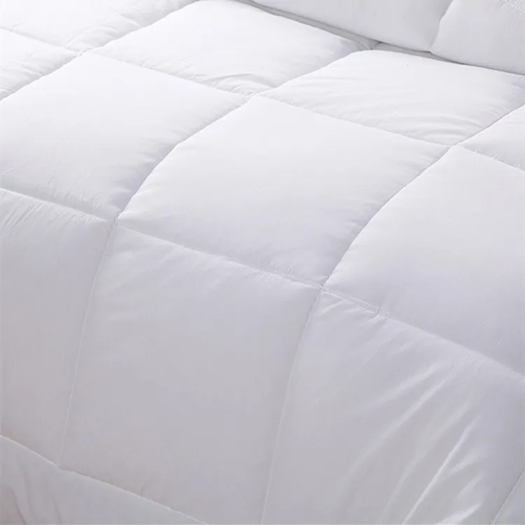 cheap hotel bedding home hotel use micro down duvet poly fiber comforter