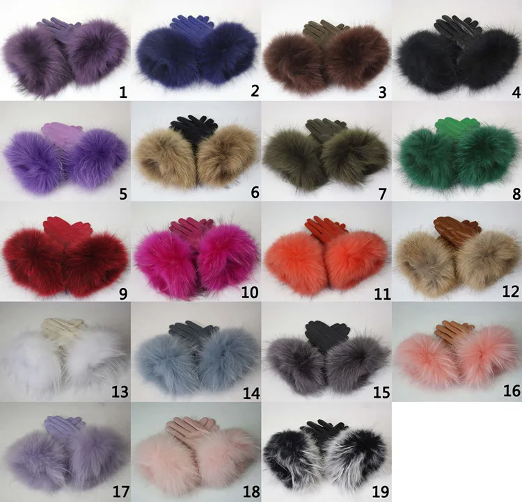 Коллекция 2019, Лучшая цена, роскошные женские роскошные перчатки из козьей кожи с теплой подкладкой