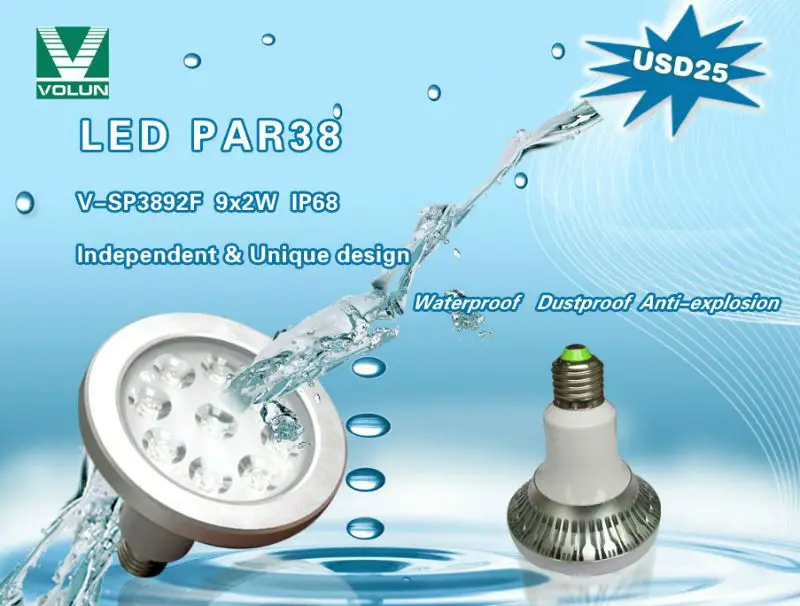  2013 новое изобретение PAR38 Светодиодный прожектор