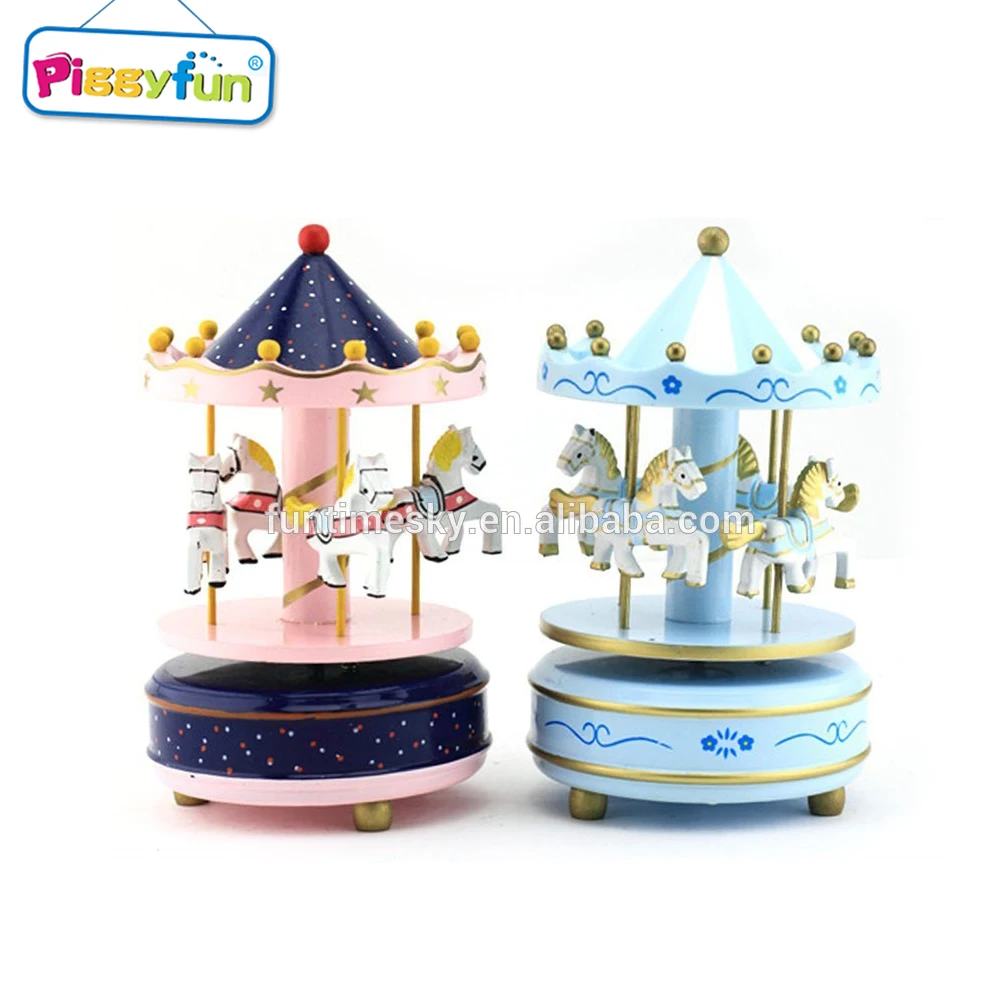 High Quality Ballerina Carousel Horse Music Jewelry Box For Sale