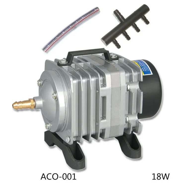 
RESUN ACO-001 ACO001 culture aquarium fish pond air pump electromagnetic oxygen pump air pump oxygen supply pump 18W 