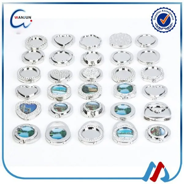 Folding Handbag Purse Bag Hanger Durable Table Hook Hang Holder Flower Shape