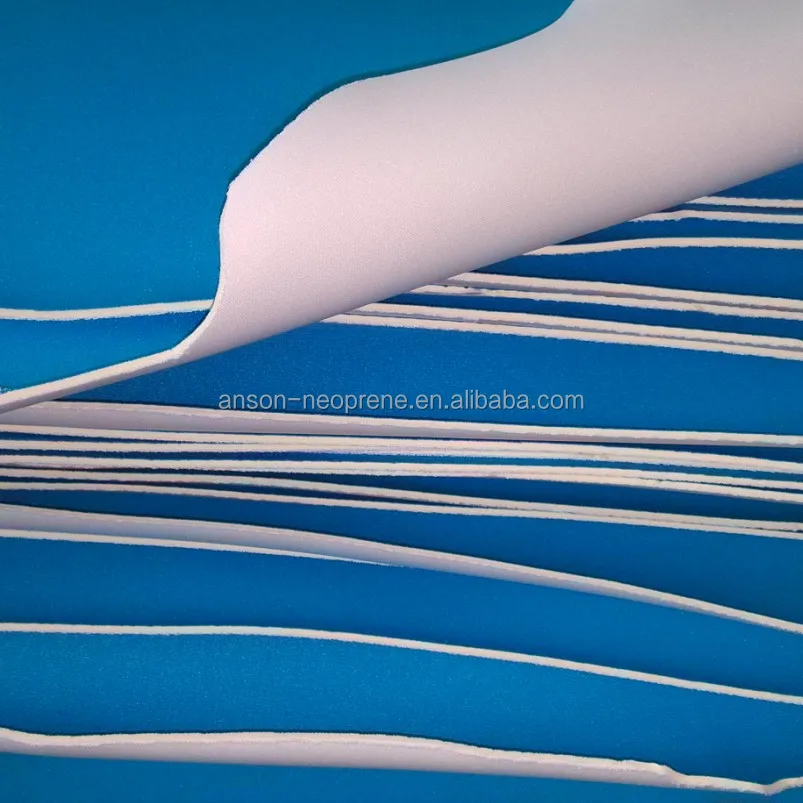 neoprene Pique fabric, neoprene laminated BK mesh fabric sheet