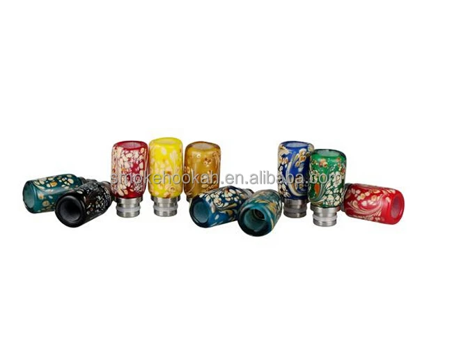 Luxury Glass art Drip Tips, Colorful Wide Bore Drip Tip Mouthpiece For e cigarette