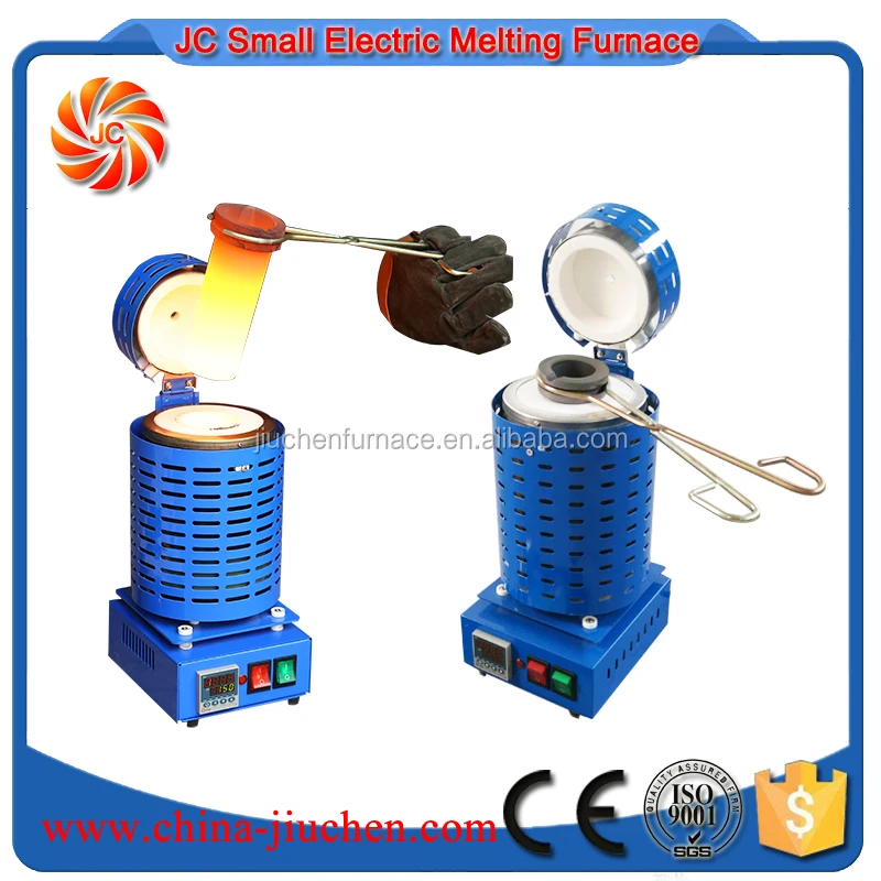 1150 Degree Mini JC Brand electric melting furnace for gold silver brass