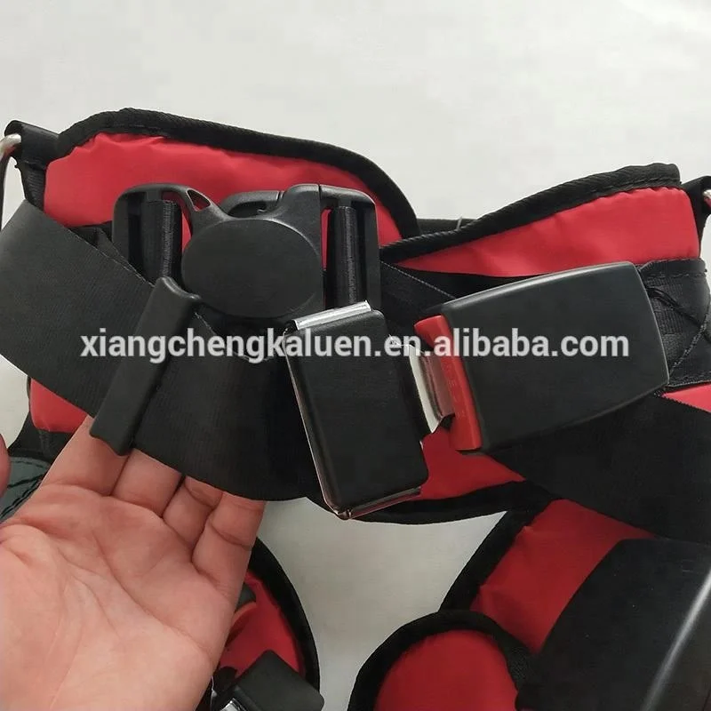 Hot sale bungee safety harness belt with double buckles