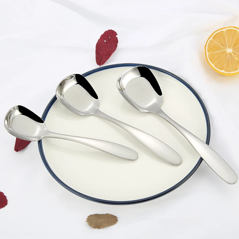 304 Stainless Steel Korean Flat Spoon Rice Scoop