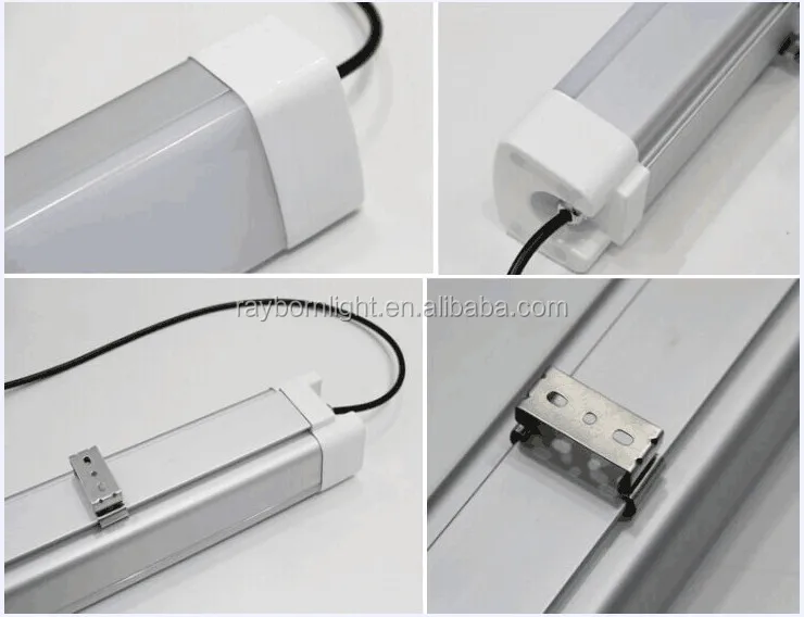 IP65 40w 50w 4ft Warehouse Linear Led Light Tube Suspended Linear Light 5000K