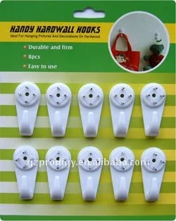 Powerful hanging No Trace Nails Living Room Wall Hook Photo Frame Hanger Hooks