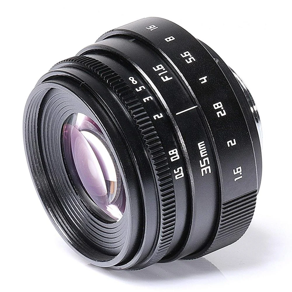 35mm F1.6 APS-C Television TV Lens/CCTV Lens For 16mm C Mount Camera