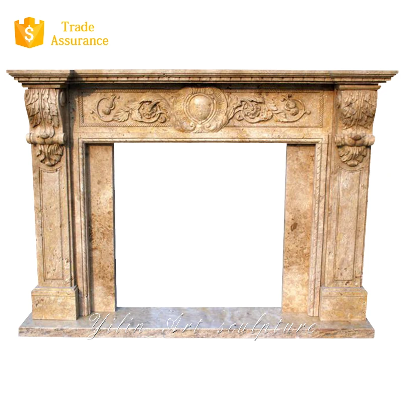 Stone Marble Fireplace Mantel Frame