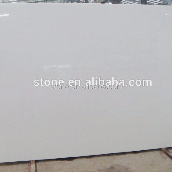 Белое мармостекло, кристаллическая белая стеклянная панель