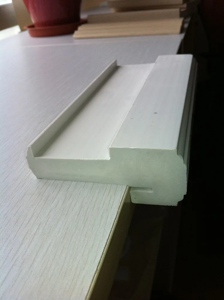 
Alibaba china supplier WPC PVC shower door frame with sealing strip 