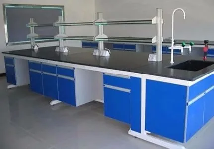 Laboratory furniture/Island center Chemical metal Lab table/ University Science customize