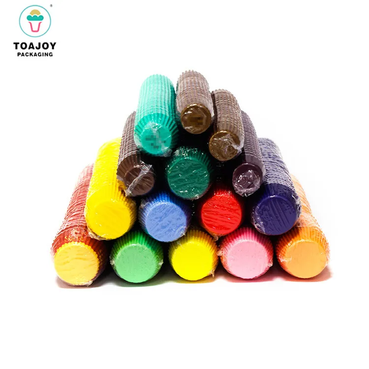 Grease-proof pastry paper cake liner pure color small cupcake liners for baking