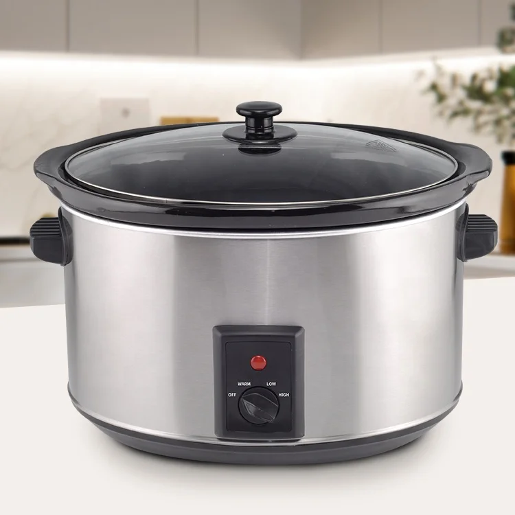 2021 Highest Rated 8 QT Best Slow Cooker for Large Family Programmable Top Ten Ceramic Insert