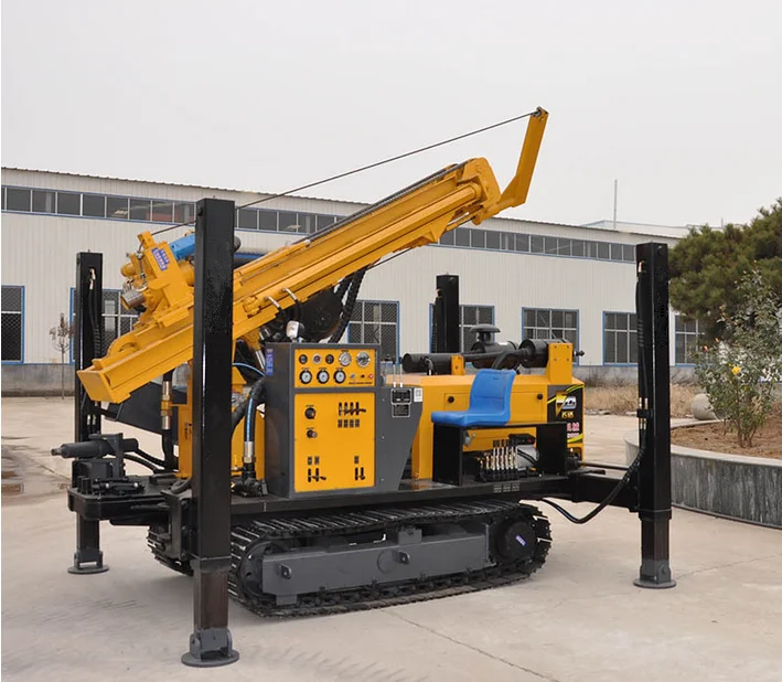 BDM-200T model track mounted DTH water well drilling rig