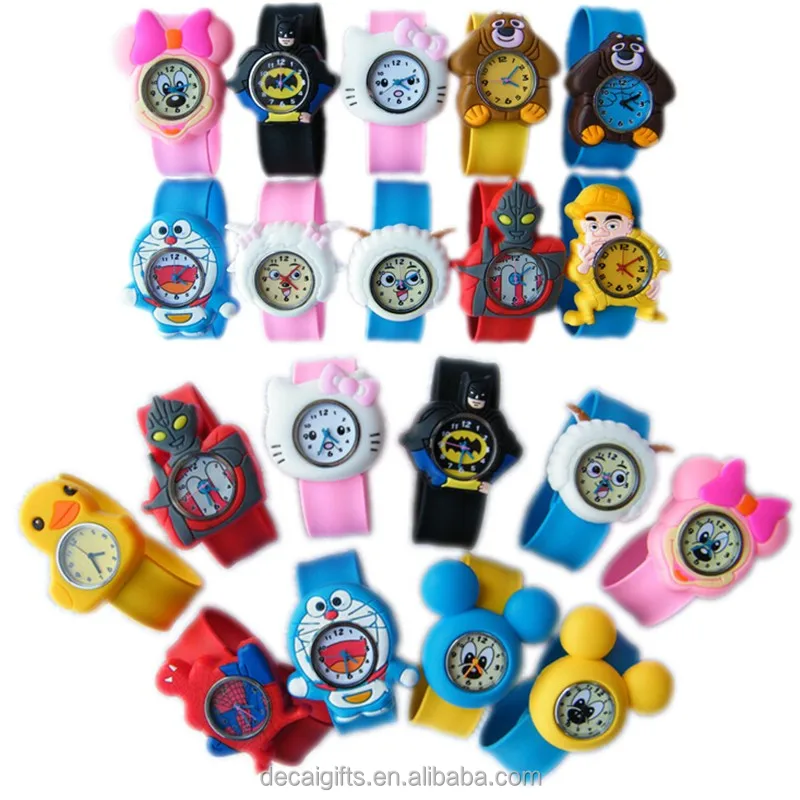 
Bulk wholesale cartoon mickey slap watch, lovely cartoon watch for kids 