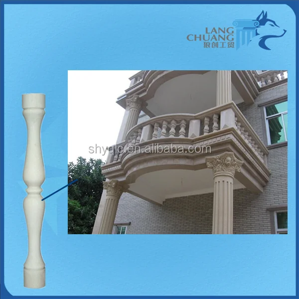 
Competitive price gypsum reinforced cement outdoor balustrade 