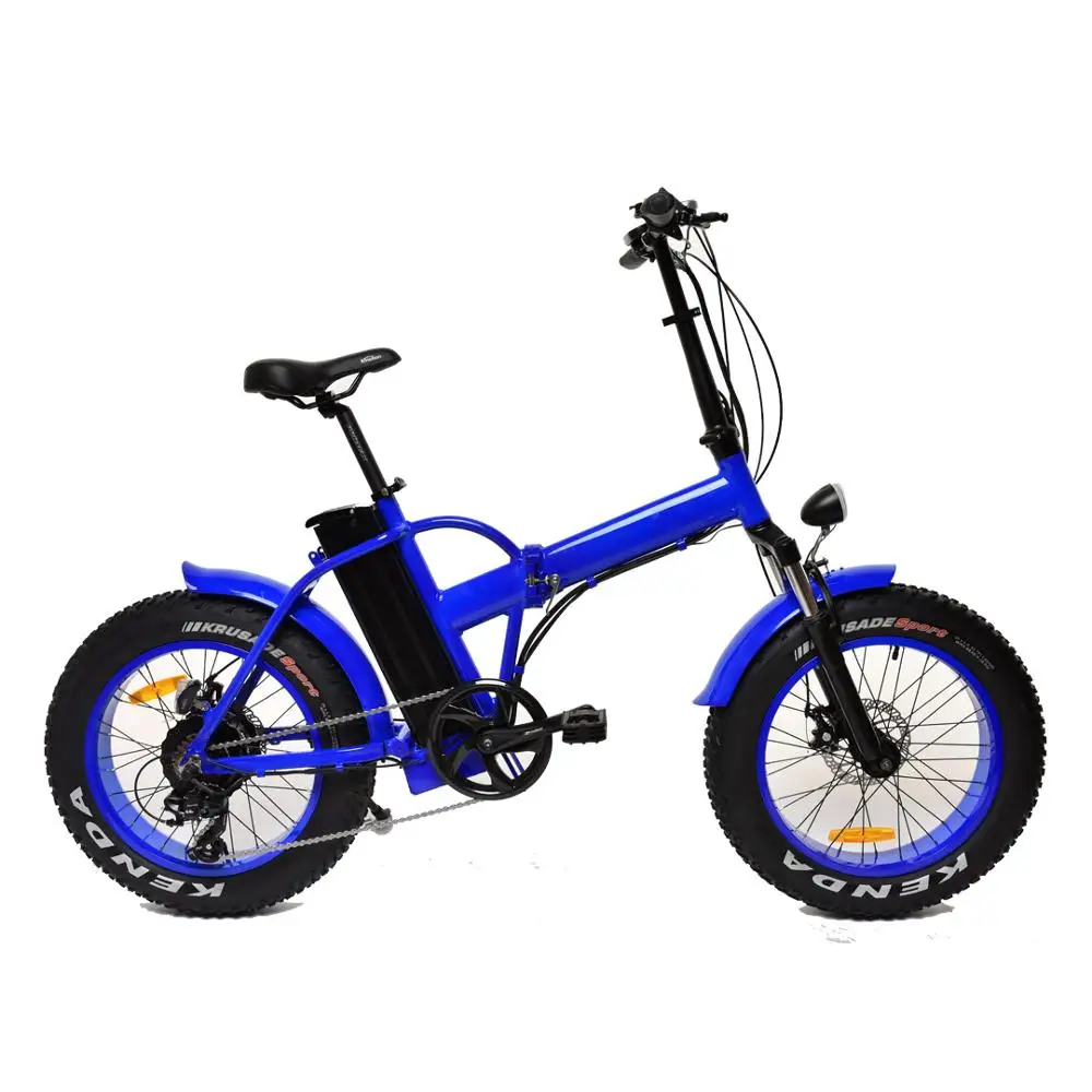 Green Power 48V 500W fat tire small folding electric bike for wholesale electric bicycle e bike