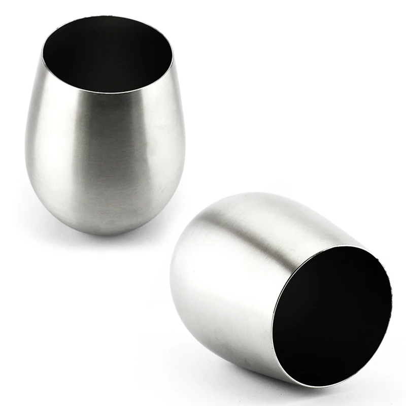 smart simple cute novelty  beer mug coffee glass egg cup stainless steel