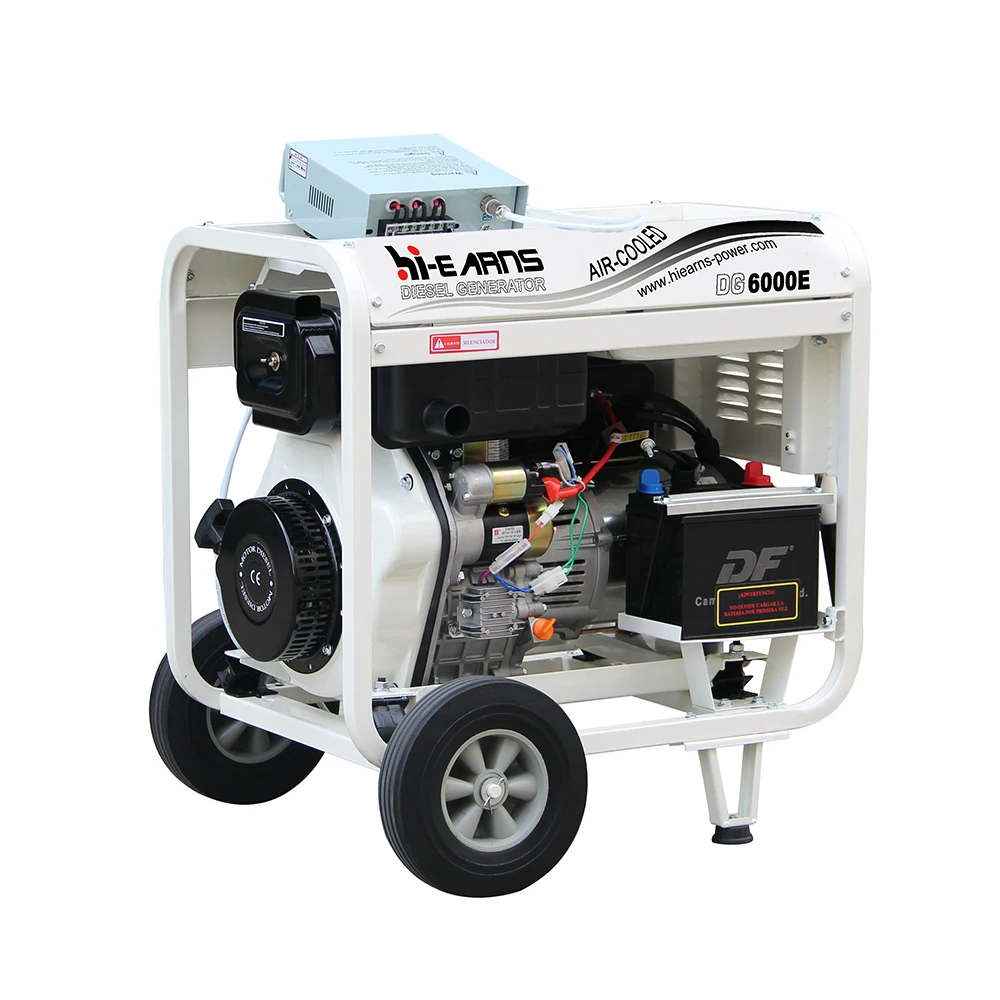 Автоматический старт 5 кВт портативный дизельный генератор с функцией ATS