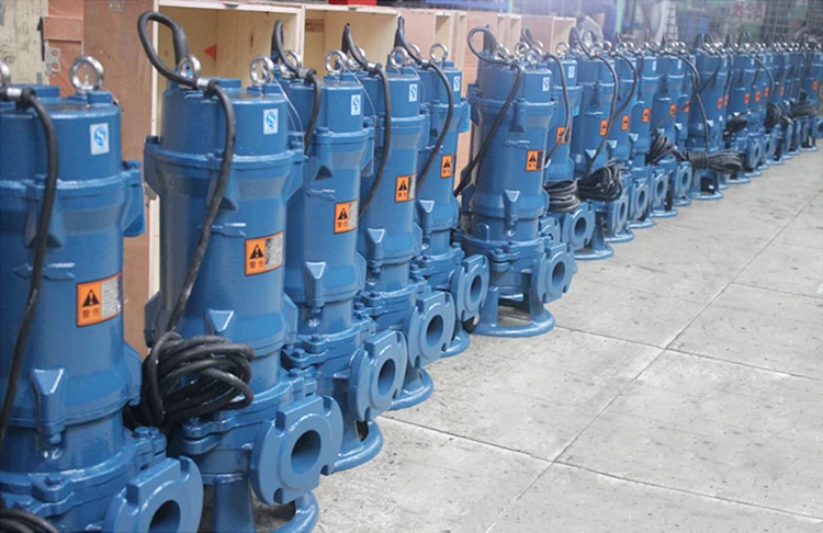 cutting submersible water pump sewage crusher devices single blade impeller toilet pump chopper dirty water pump and submersible