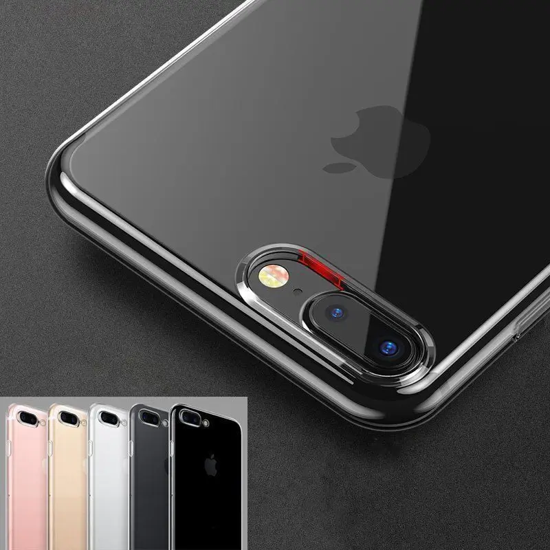 NEW Ultra thin slim light Soft Clear transparent Rubber Silicone Gel TPU Case cover For apple iPhone 11 pro max 7 8 plus